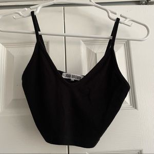 SOLD Joah brown crop tank top